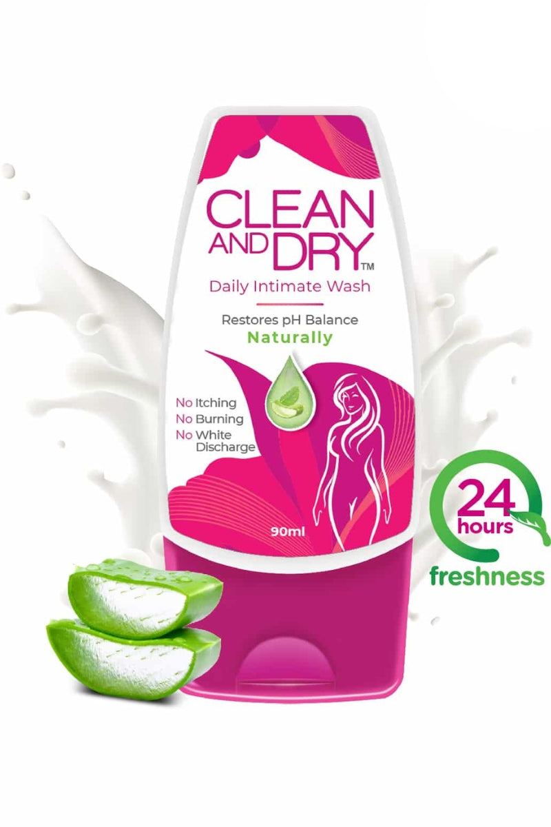 Clean & Dry Daily Intimate Wash – 90 ml